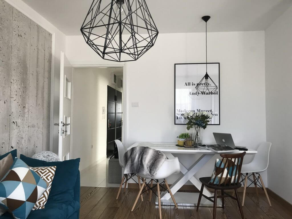 Proiect de design interior modern intr-un apartament cu doua camere ...