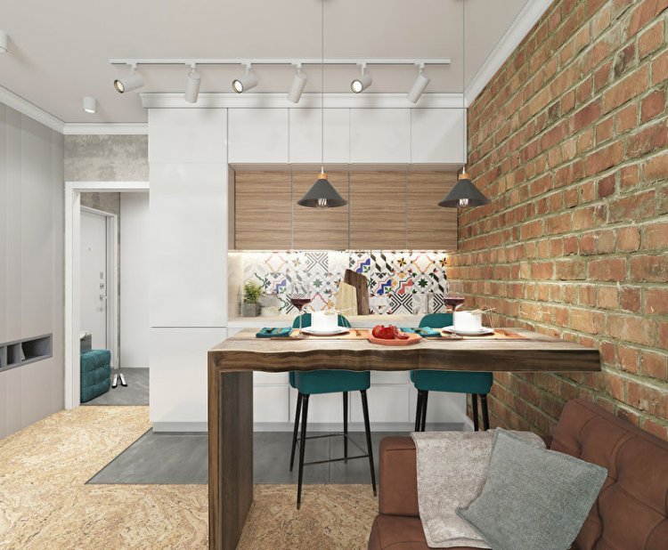 Proiect de amenajare interioara a unui apartament mic de 34 mp ...